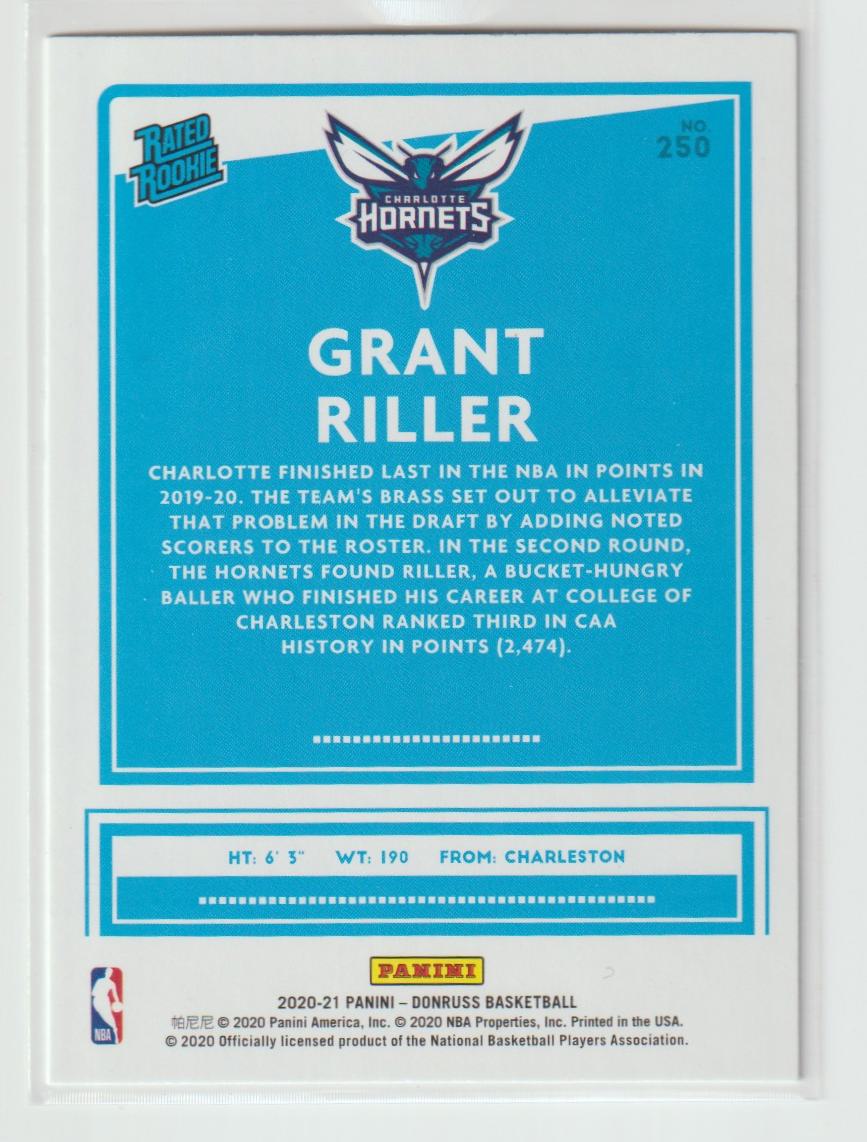 250 Grant Riller - Charlotte Hornets