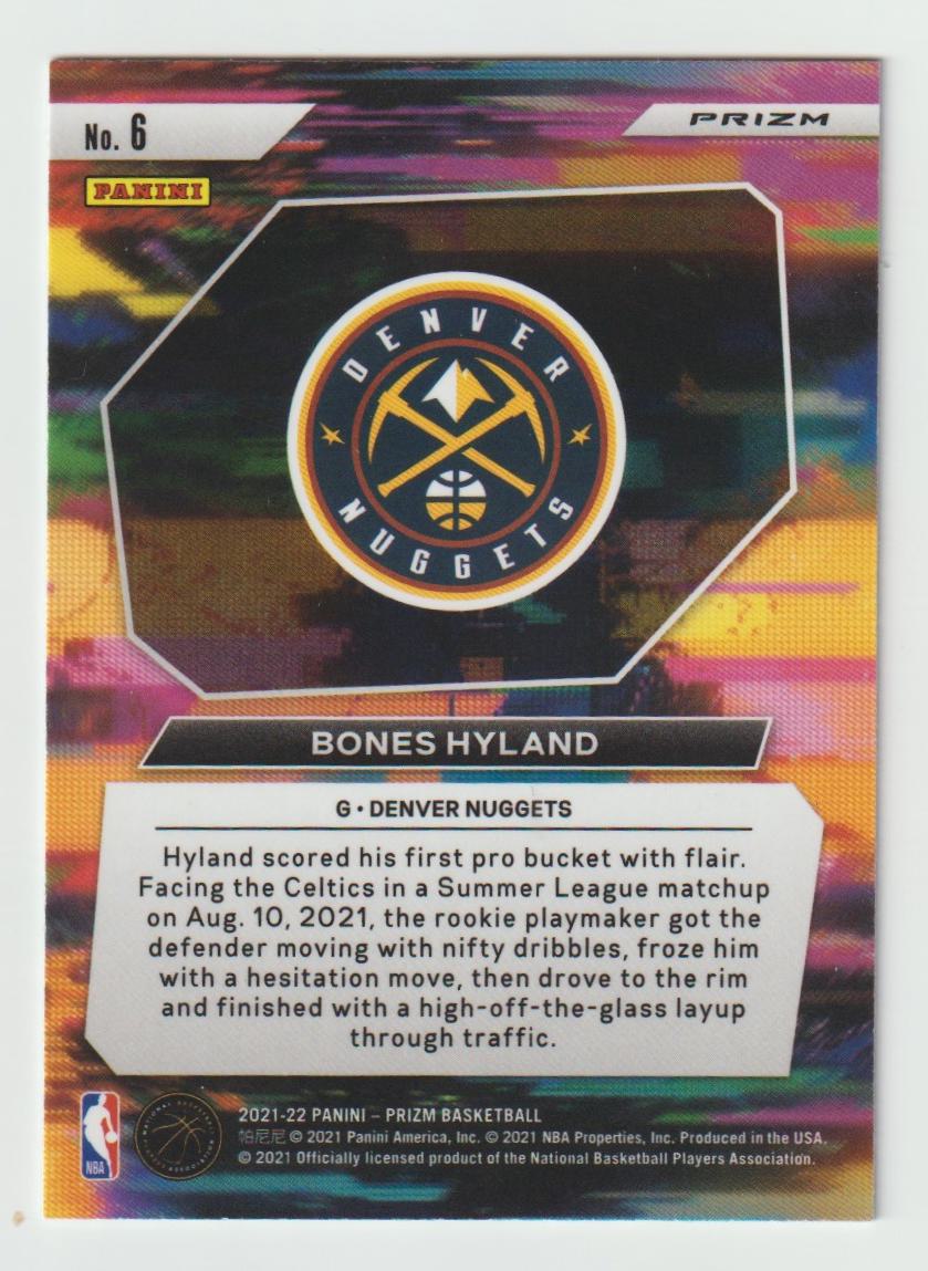 Instant Impact 006 Bones Hyland - Denver Nuggets  Green Wave Prizm