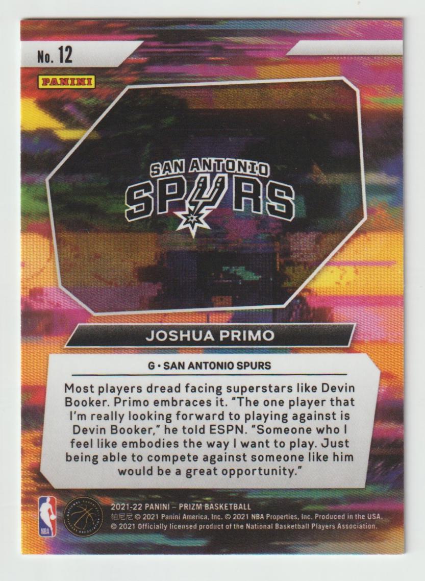 Instant Impact 012 Joshua Primo - San Antonio Spurs