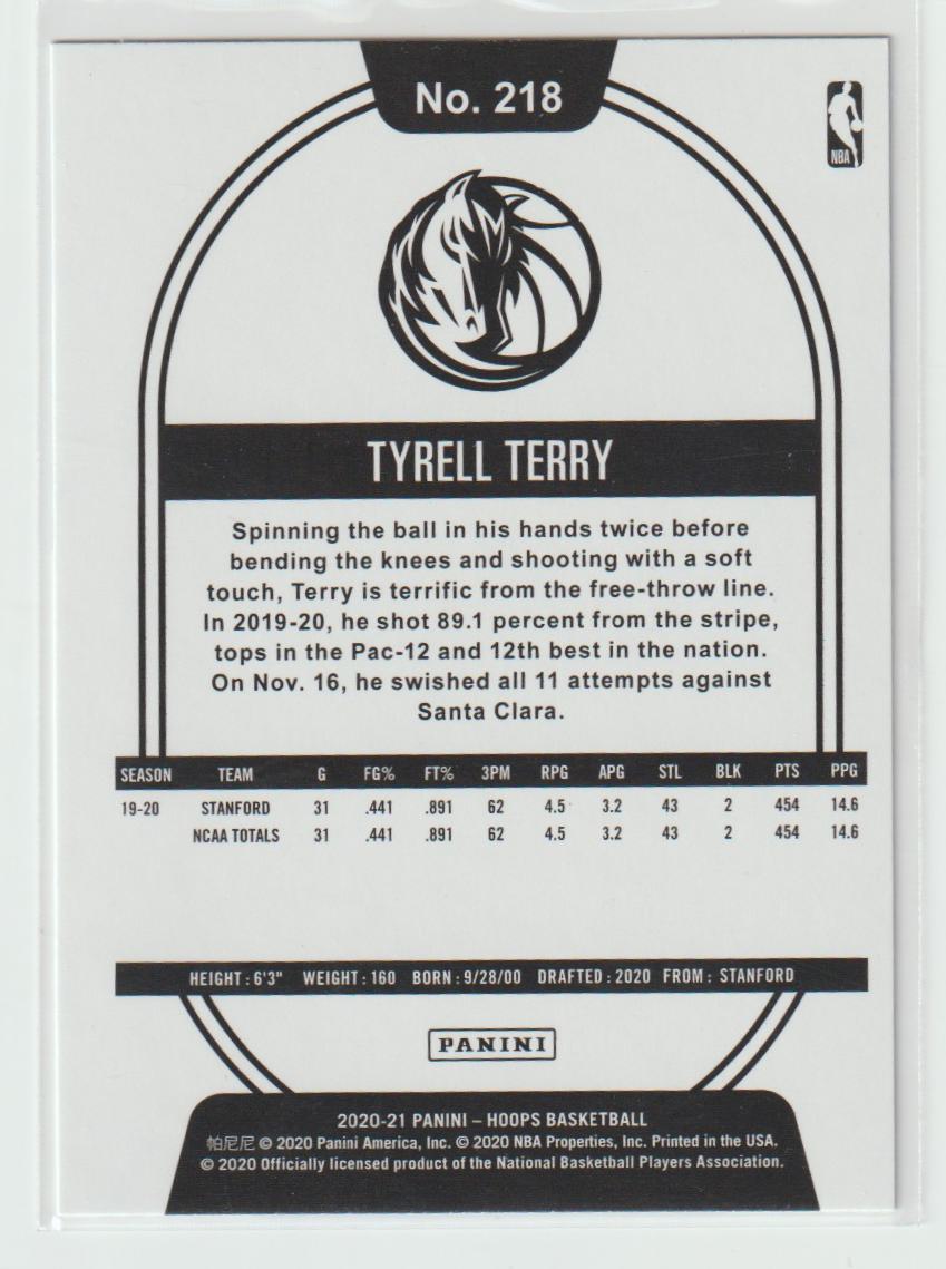 218 Tyrell Terry - Dallas Mavericks