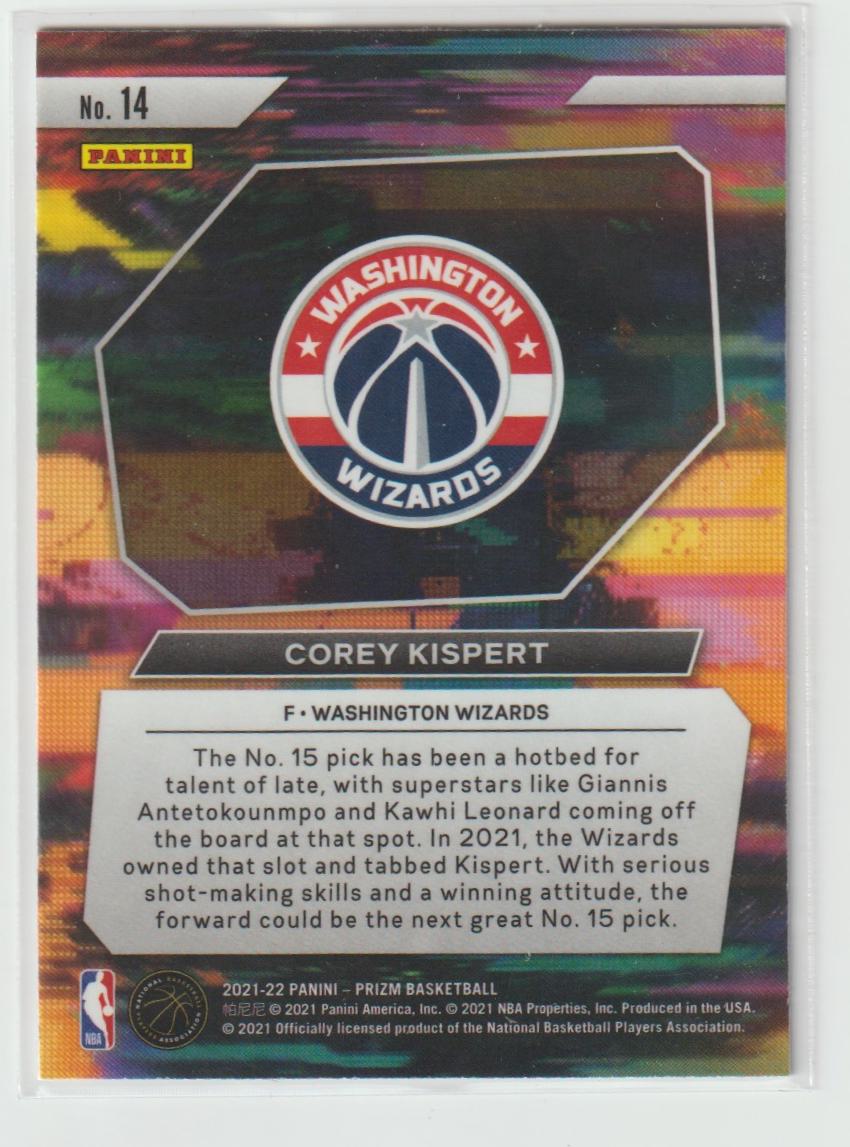 Instant Impact 014 Corey Kispert - Washington Wizards