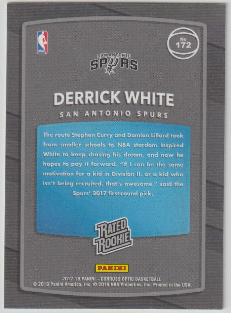 172 Derrick White - San Antonio Spurs Mega Box Red/Yellow