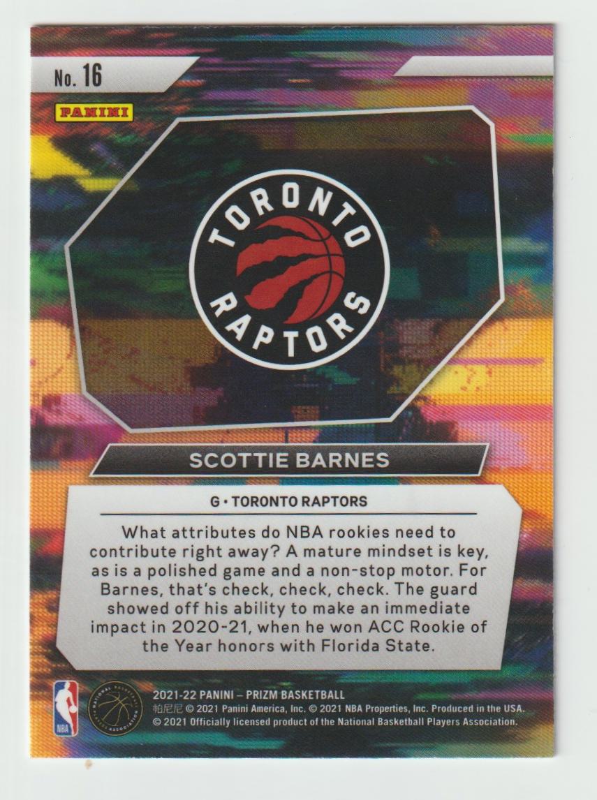 Instant Impact 016 Scottie Barnes - Toronto Raptors