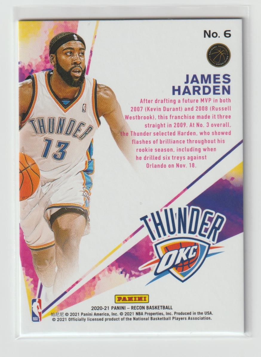 Rookie Review 006 James Harden Oklahoma City Thunder