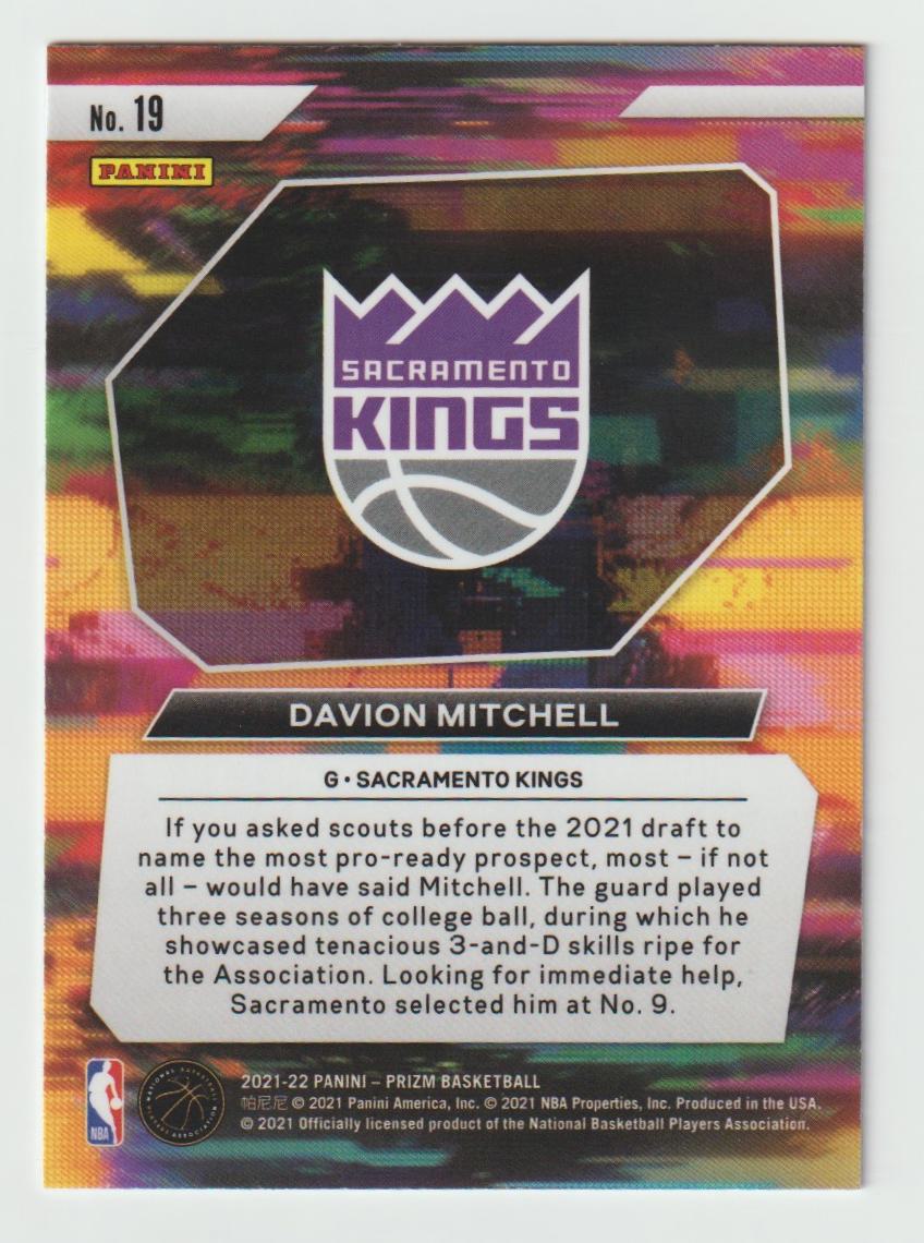 Instant Impact 019 Davion Mitchell - Sacramento Kings