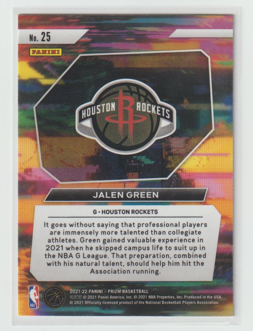 Instant Impact 025 Jalen Green - Houston Rockets