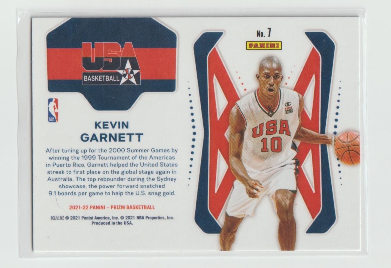 USA Basketball 007 Kevin Garnett -