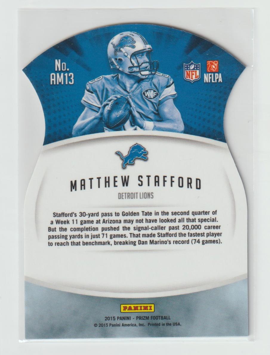 Air Marshals AM15 Matt Stafford Detroit Lions