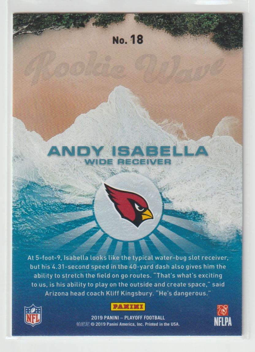 Rookie Wave 018 Andy Isabella - Arizona Cardinals