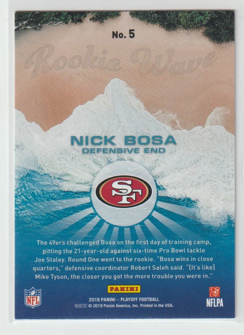 Rookie Wave 005 Nick Bosa - San Francisco 49ers