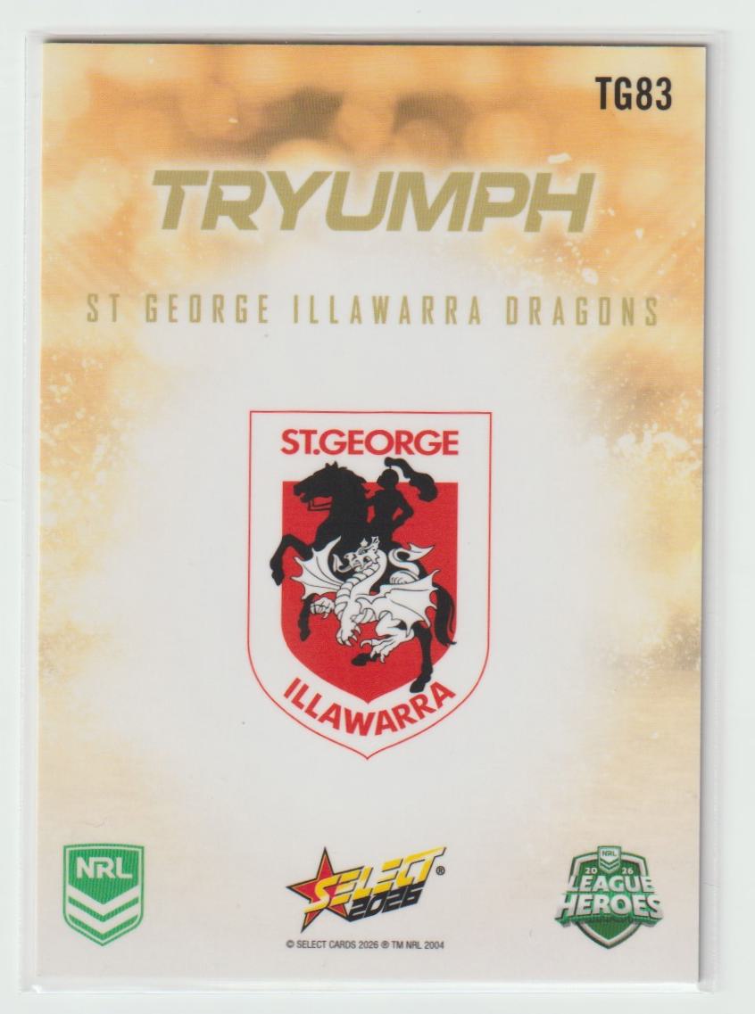 TG083 St George Illawarra Dragons Team 19/80