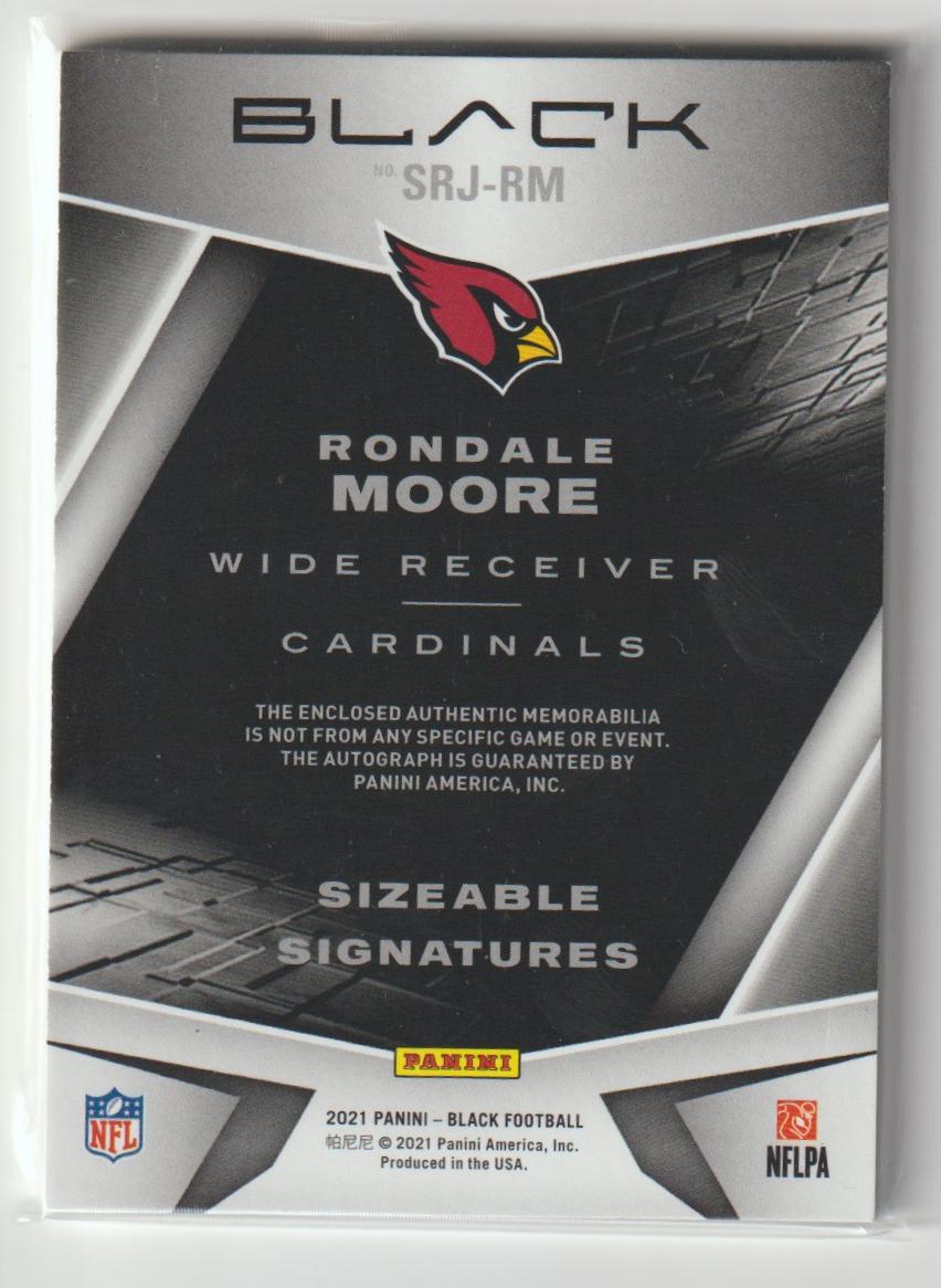 Sizeable Signatures SRJ-RM Rondale Moore Arizona Cardinals