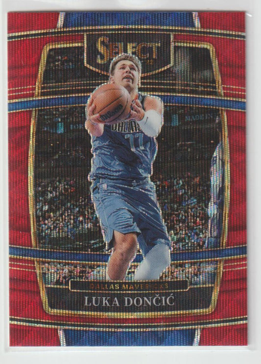 012 Luka Doncic - Dallas Mavericks Red Wave Prizm