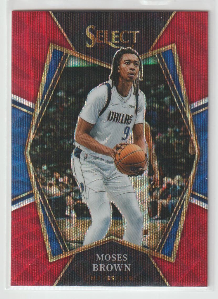 177 Moses Brown - Dallas Mavericks Red Wave