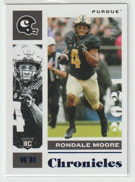 014 Rondale Moore - Purdue Boilermakers Blue 28/99