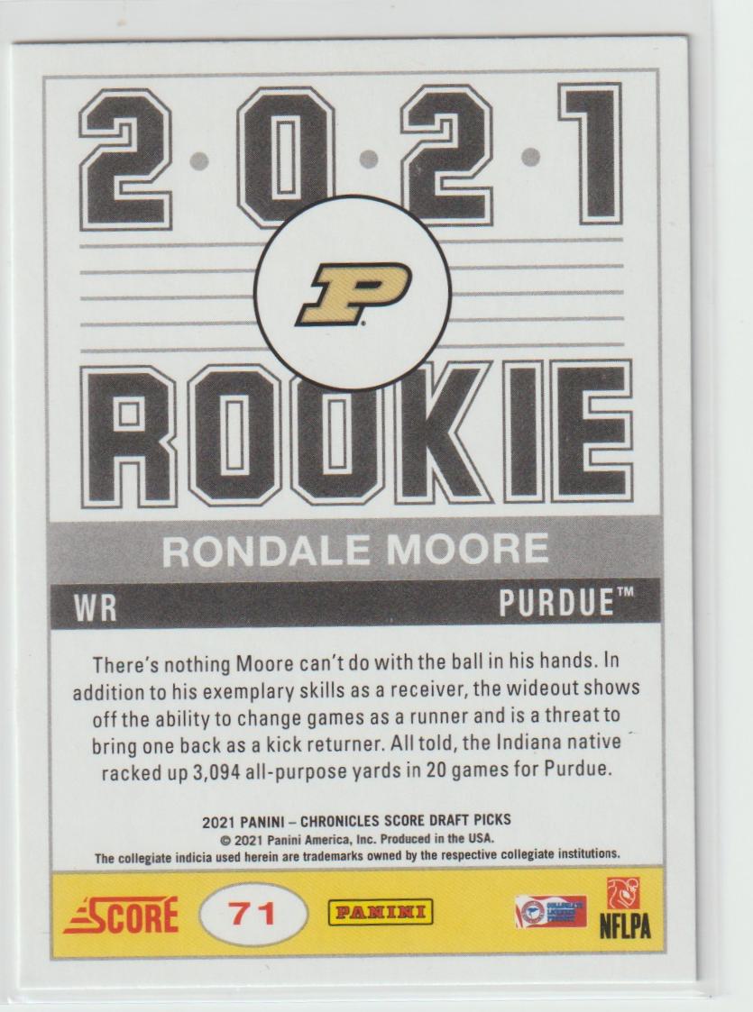 071 Rondale Moore - Purdue Boilermakers