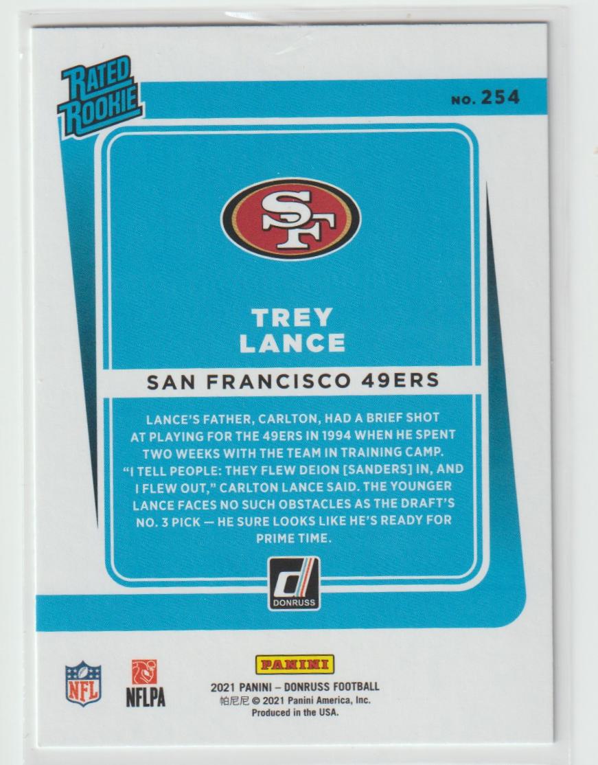254 Trey Lance - San Francisco 49ers