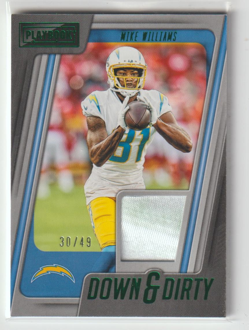 Down & Dirty DD-12 Mike Williams LA Chargers Green 30/49