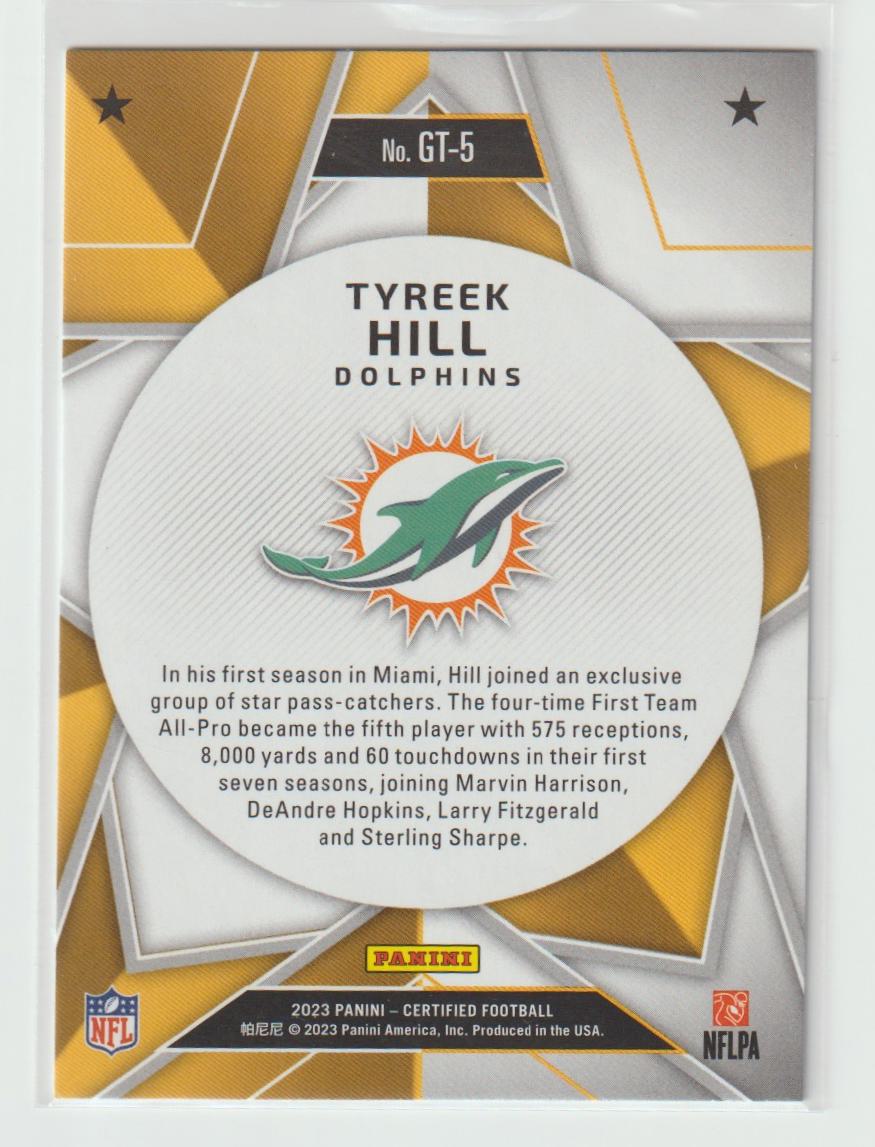 Gold Team GT-5 Tyreek Hill - Miami Dolphins