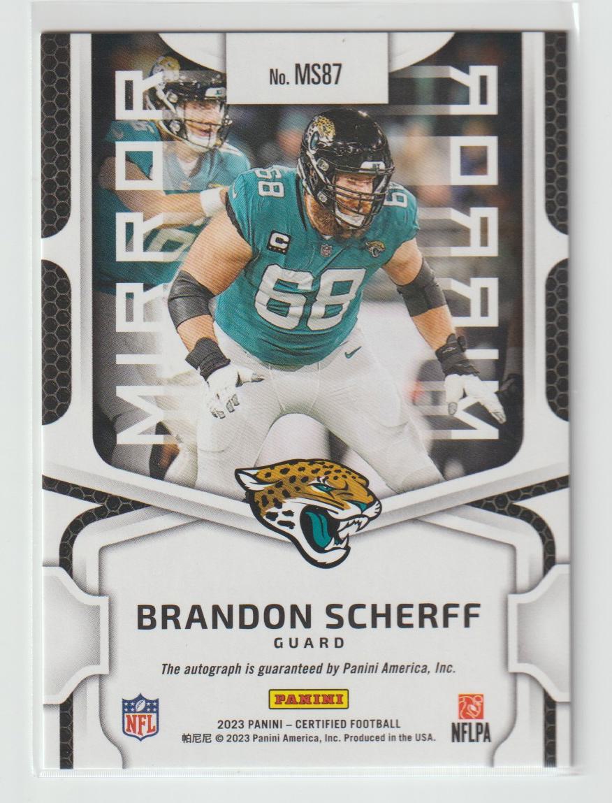 Mirror Signatures MS87 Brandon Scherff - Jacksonville Jaguars Pink 20/75