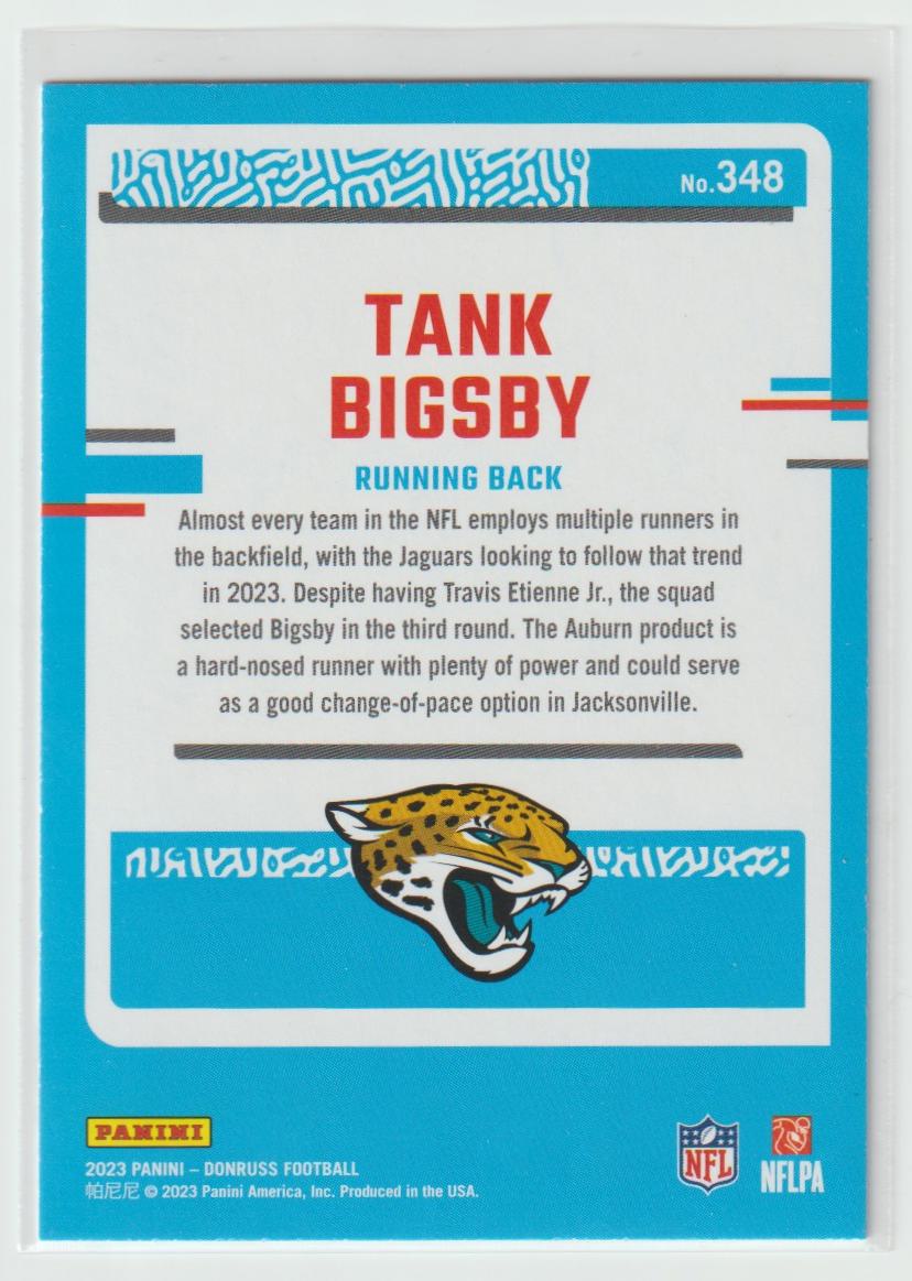 348 Tank Bigsby, Jacksonville Jaguars