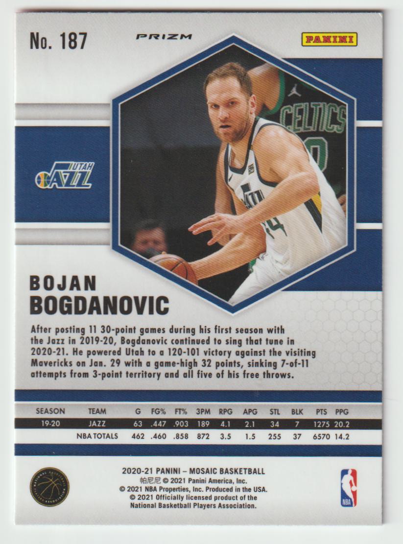 187 Bojan Bogdanovic - Utah Jazz Camo Pink