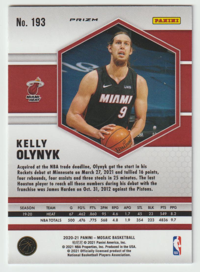 193 Kelly Olynyk - Miami Heat Green