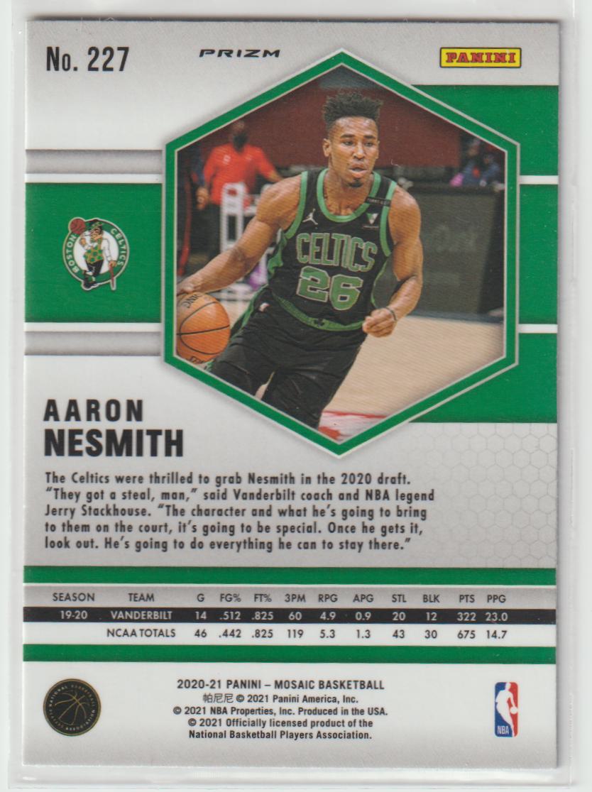 227 Aaron Nesmith - Boston Celtics Camo Pink