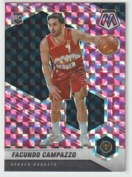 237 Facundo Campazzo - Denver Nuggets Camo Pink