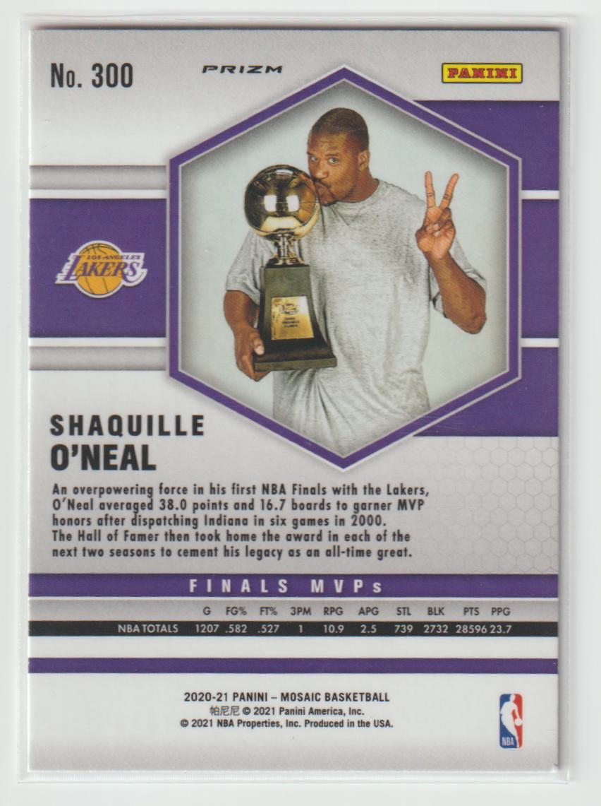 300 Shaquille O'Neal - Los Angeles Lakers Camo Pink