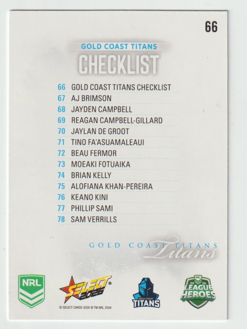 066 Gold Coast Titans Logo