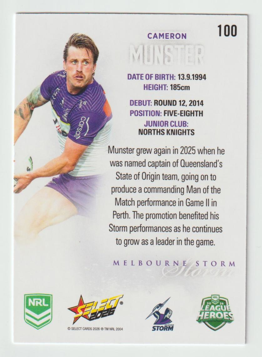 100 Cameron Munster