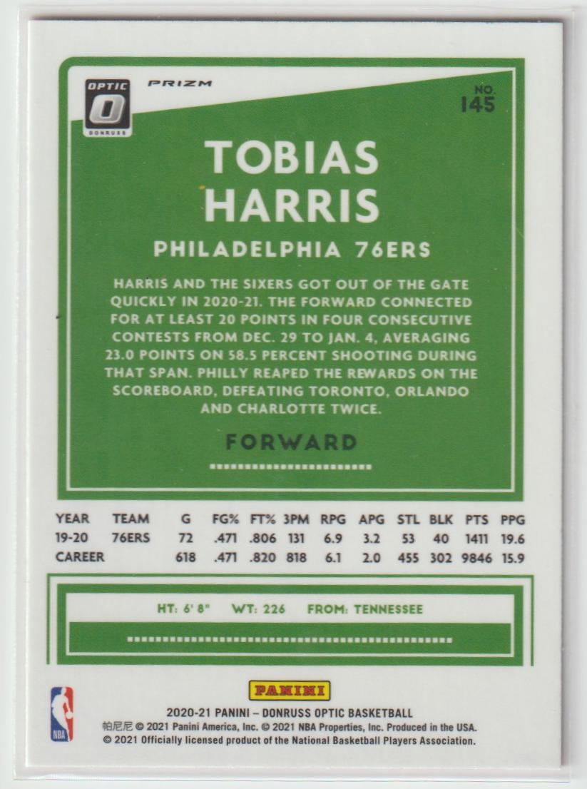 145 Tobias Harris - Philadelphia 76ers Hyper Pink