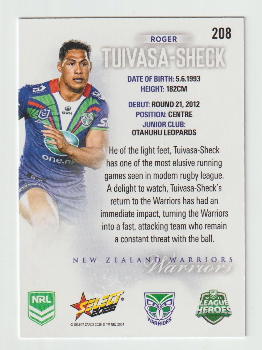 208 Roger Tuivasa-Sheck