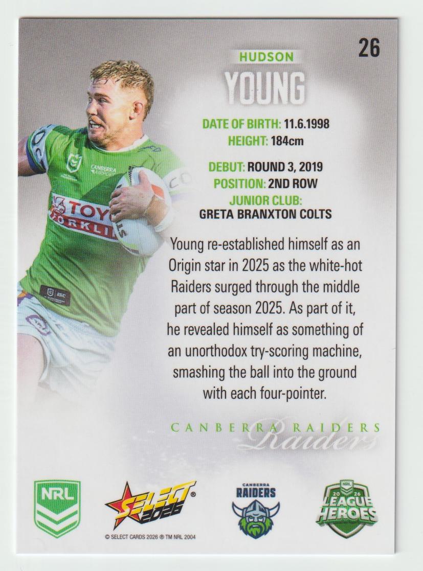 026 Hudson Young Hobby Silver