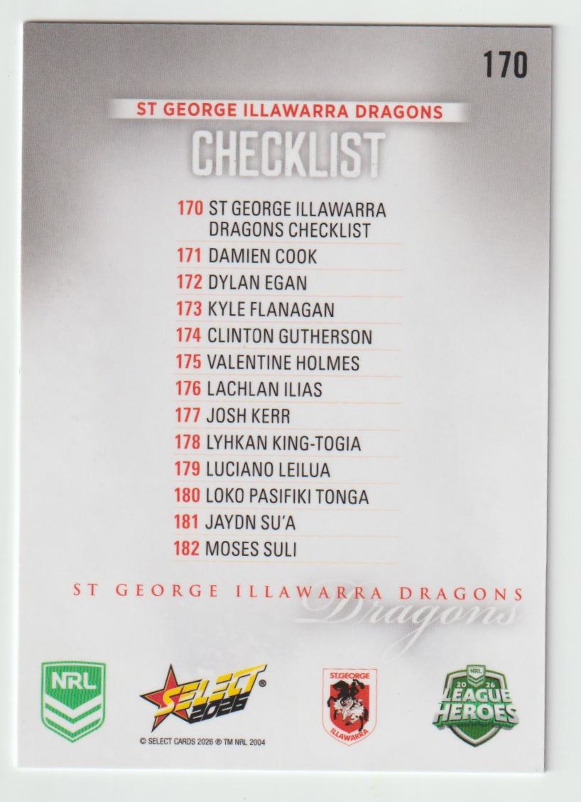 170 St George Illawarra Dragons Logo Hobby Silver