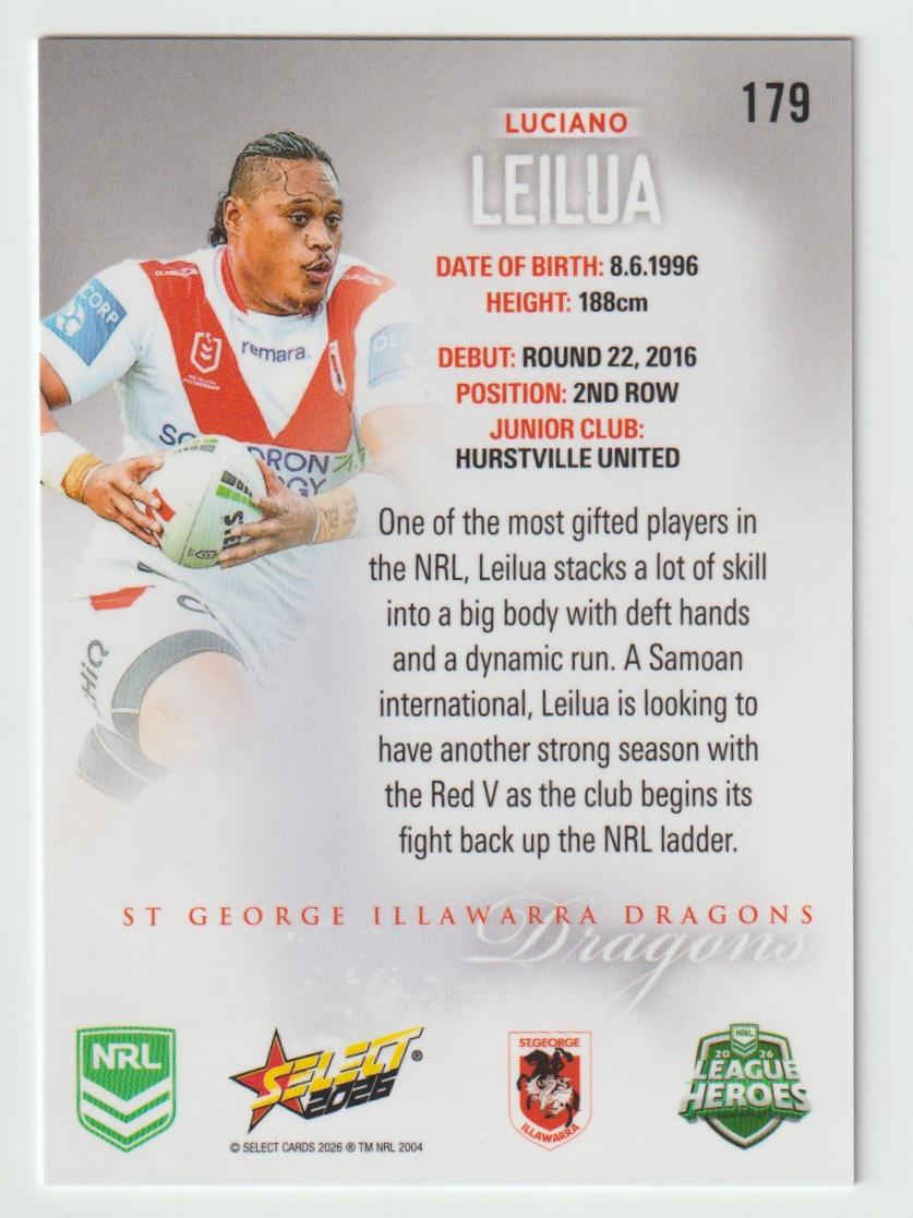 179 Luciano Leilua Hobby Silver