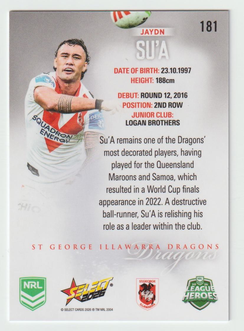 181 Jaydn Su’a Hobby Silver