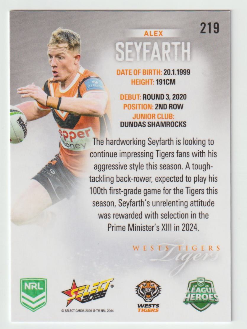 219 Alex Seyfarth Hobby Silver