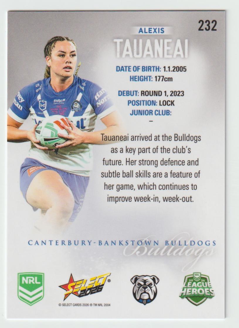 232 Alexis Tauaneai Hobby Silver