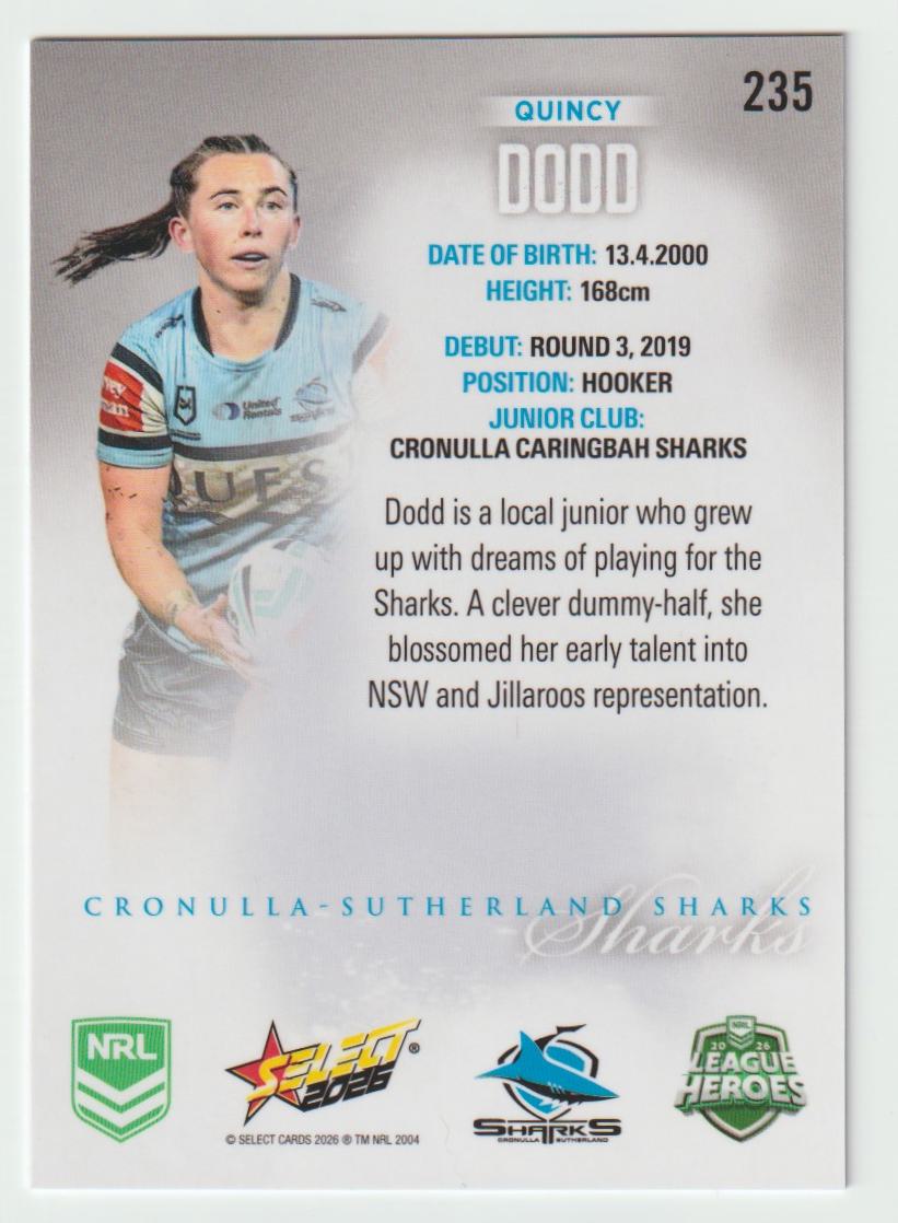 235 Quincy Dodd Hobby Silver