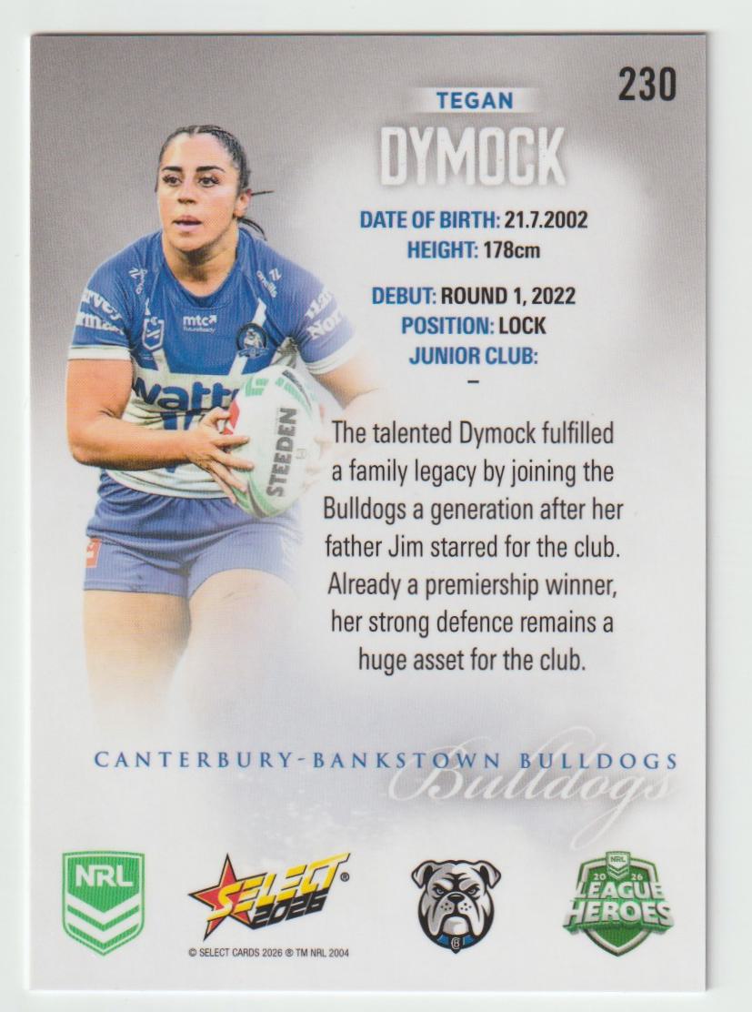 230 Tegan Dymock Hobby Silver