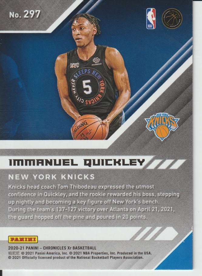 297 Immanuel Quickley - New York Knicks
