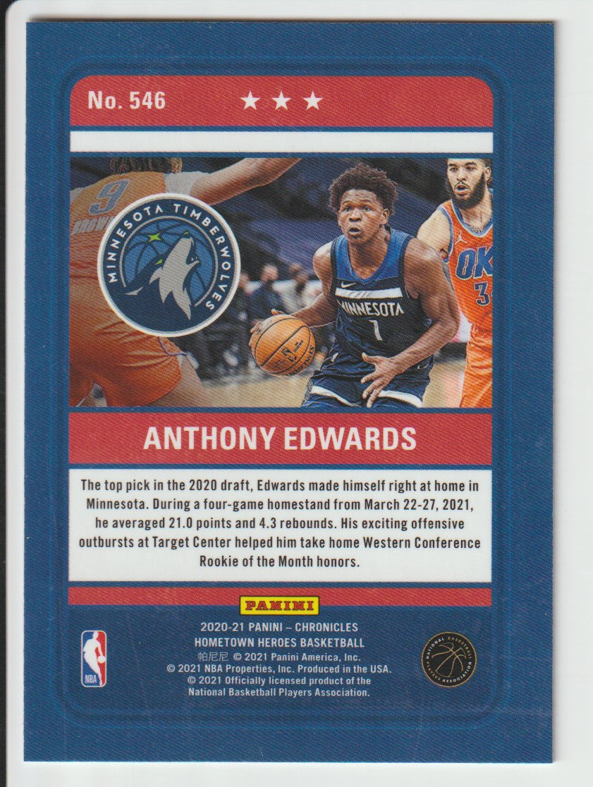 546 Anthony Edwards - Minnesota Timberwolves