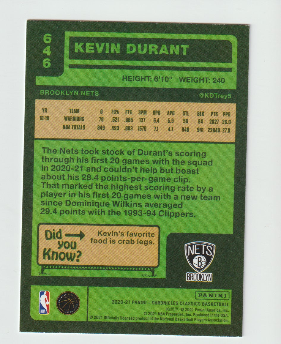 646 Kevin Durant - Brooklyn Nets