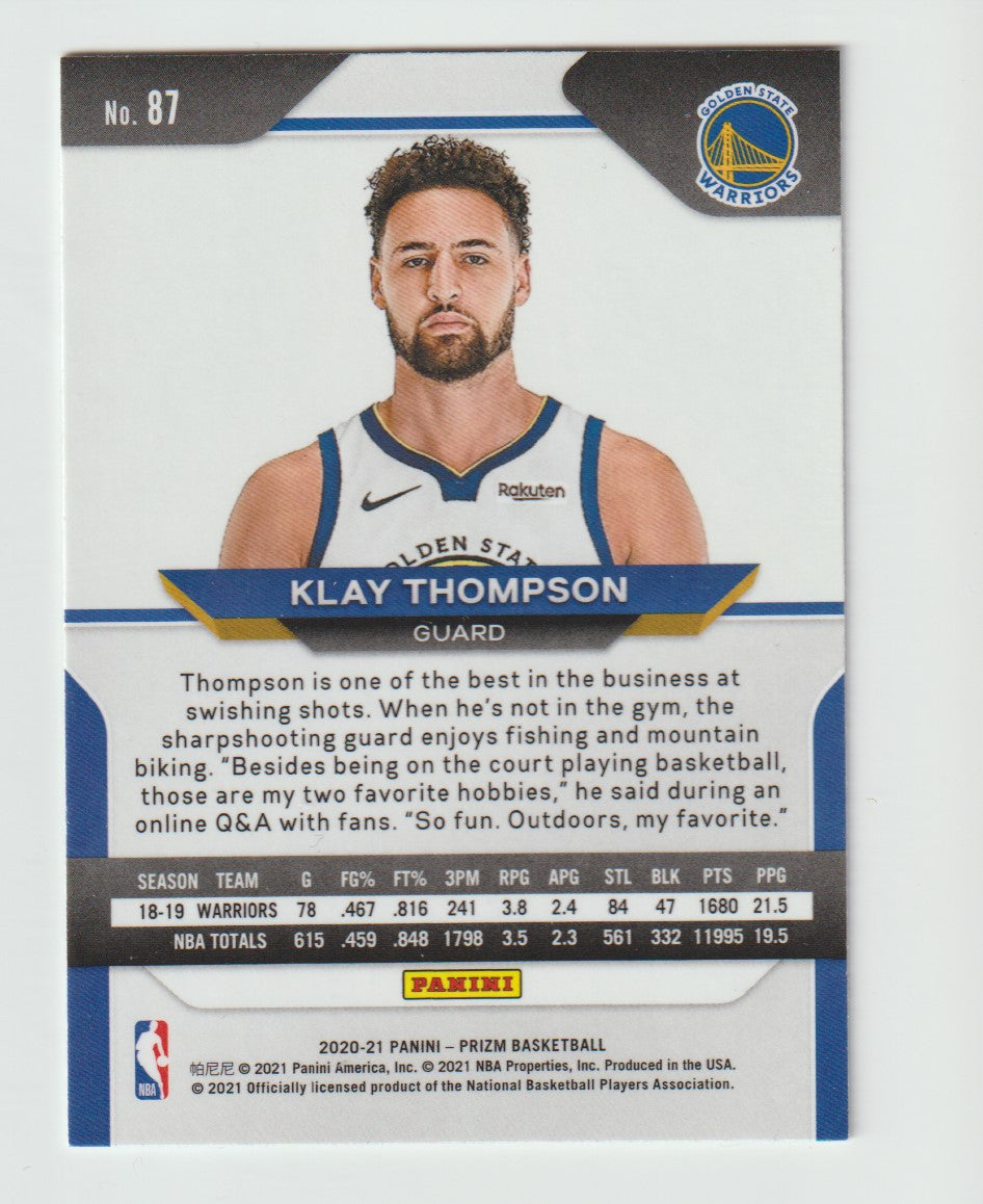 087 Klay Thompson - Golden State Warriors
