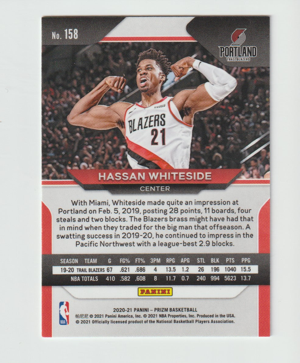 158 Hassan Whiteside - Portland Trail Blazers