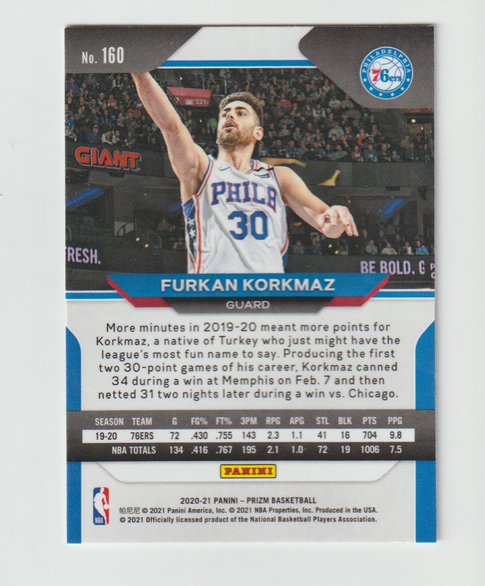 160 Furkan Korkmaz - Philadelphia 76ers
