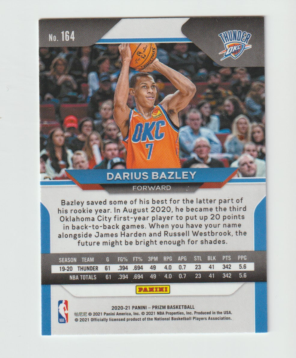 164 Darius Bazley - Oklahoma City Thunder