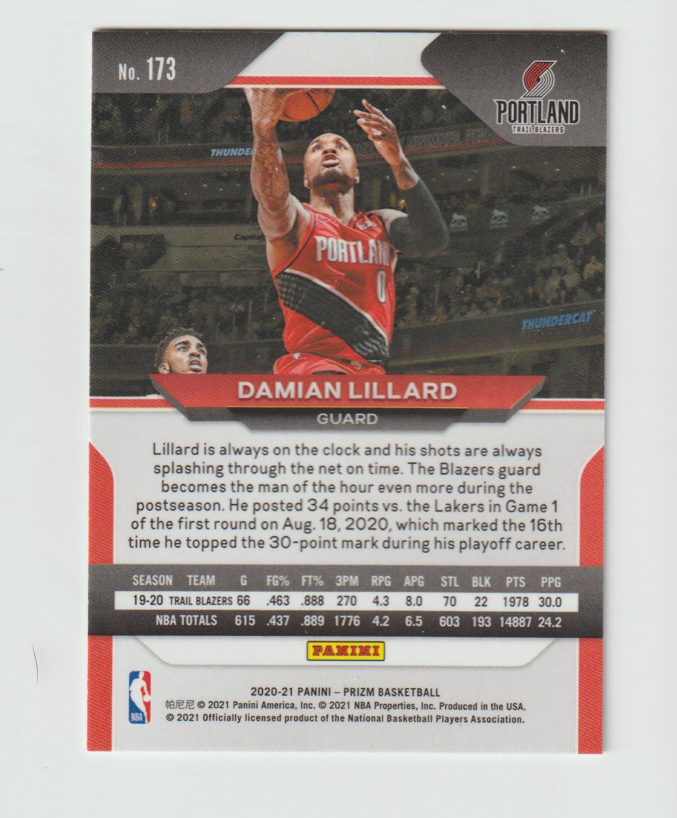 173 Damian Lillard - Portland Trail Blazers